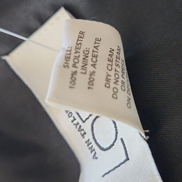 LOFT Little Black Satin Dress - Picture 6 of 7